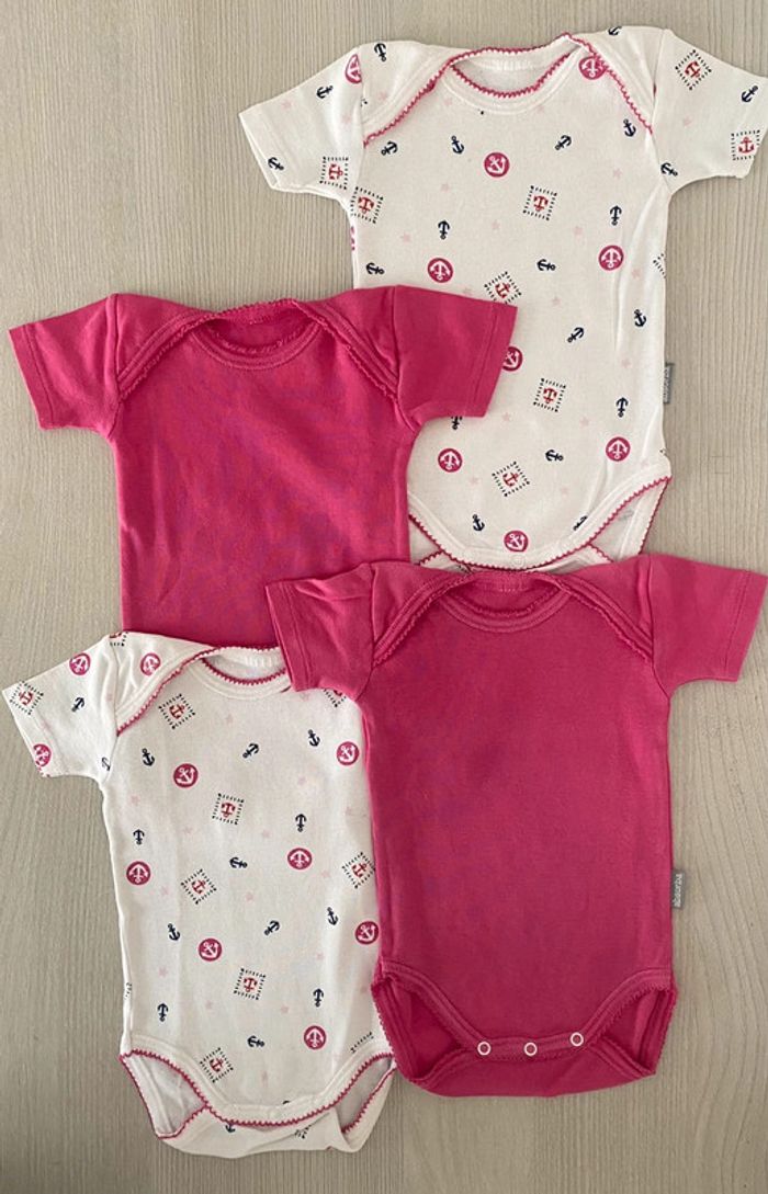 Lot 4 bodies absorba 6 mois - photo numéro 2