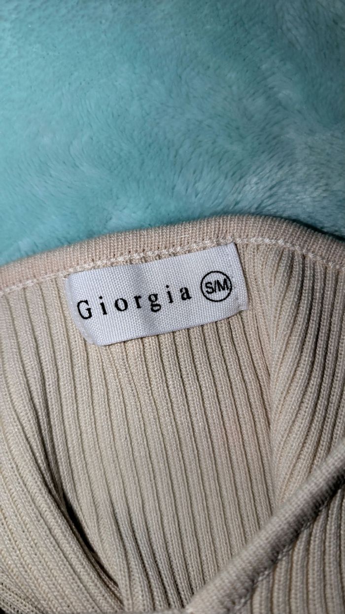 Robe moulante beige taille S - photo numéro 4