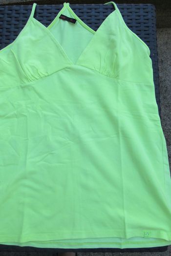 DÉBARDEUR VERT FLUO "UNDIZ" - TAILLE M - n°01
