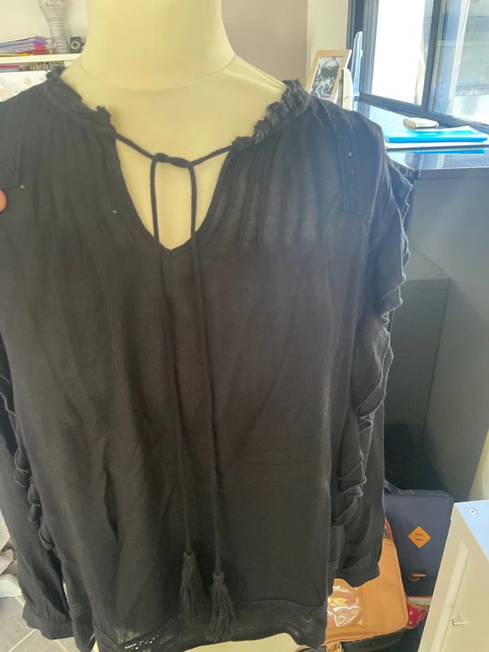 Haut phildar noir taille 40 - photo numéro 2