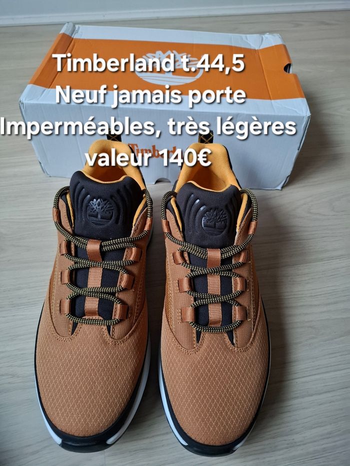 Timberland t.44,5 Imperméables, Neuf jamais porte, légères, valeur 140euro - photo numéro 7