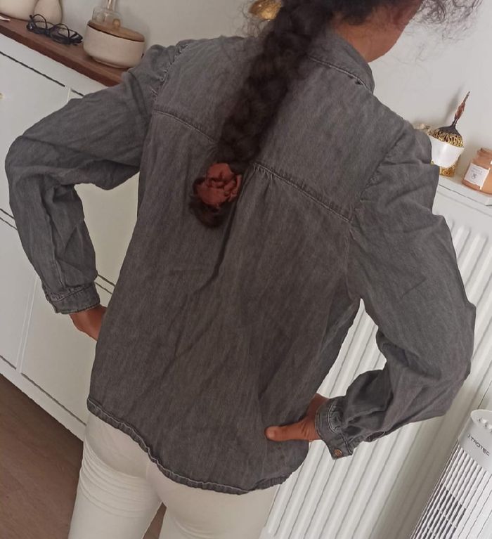Chemise noir 10 ans h&m - photo numéro 2