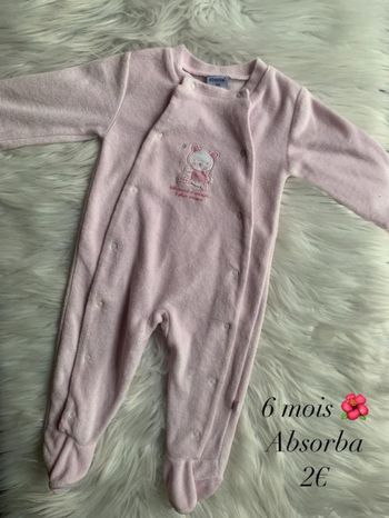 Pyjama 🌺 6 mois 🌺 Absorba