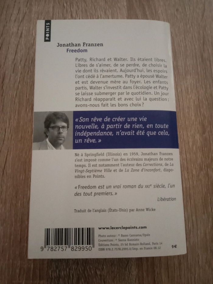 Jonathan Franzen 📚 Freedom - photo numéro 2