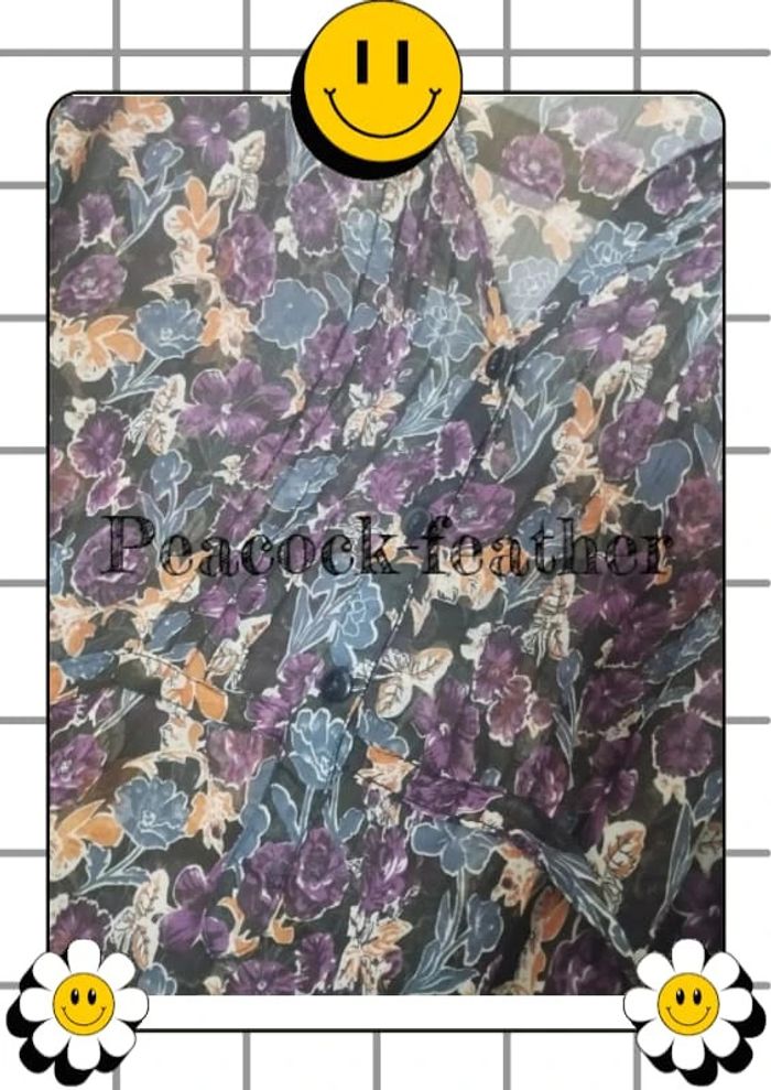 Blouse voilage violet yessica 46 - photo numéro 10