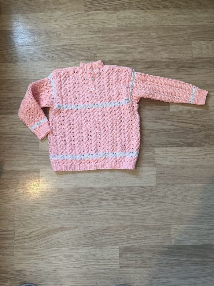 Pull fait main 24 mois/ 3 ans - photo numéro 2