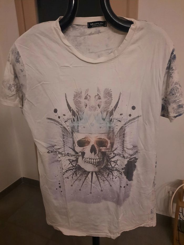 T-shirt homme tête de mort