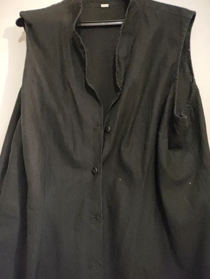 Chemise sans manche noir  taille 58Haut - photo numéro 5
