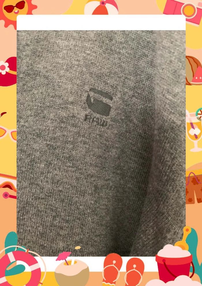 Pull G Star raw très fin manche longue col en V - photo numéro 7