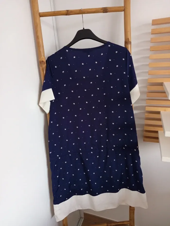 Robe bleu marine Etam taille 40 - photo numéro 5