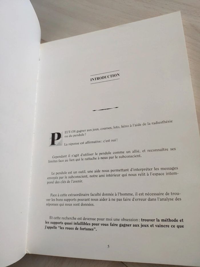 Livre grand format Sélecteur universel de radiesthésie pour les jeux de hasard épuisé Dajafée - photo numéro 9