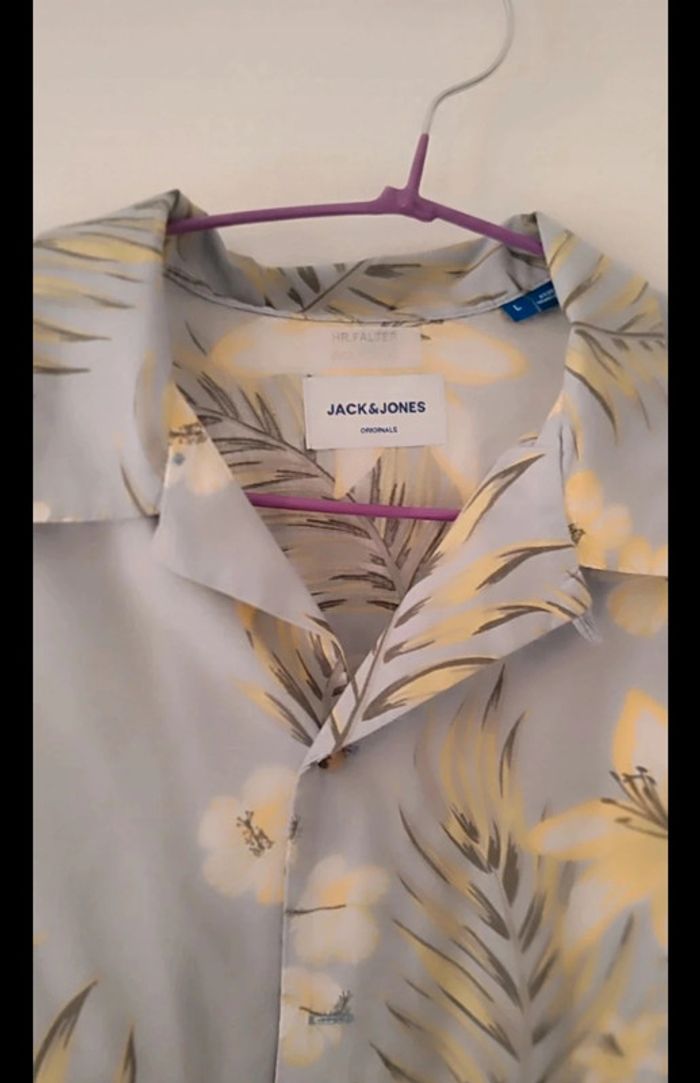 Chemise à fleur manche courte Jack & Jones - photo numéro 2