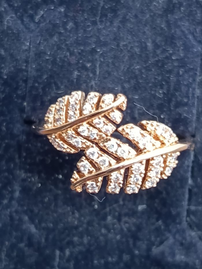 Bague plaqué or. - photo numéro 2