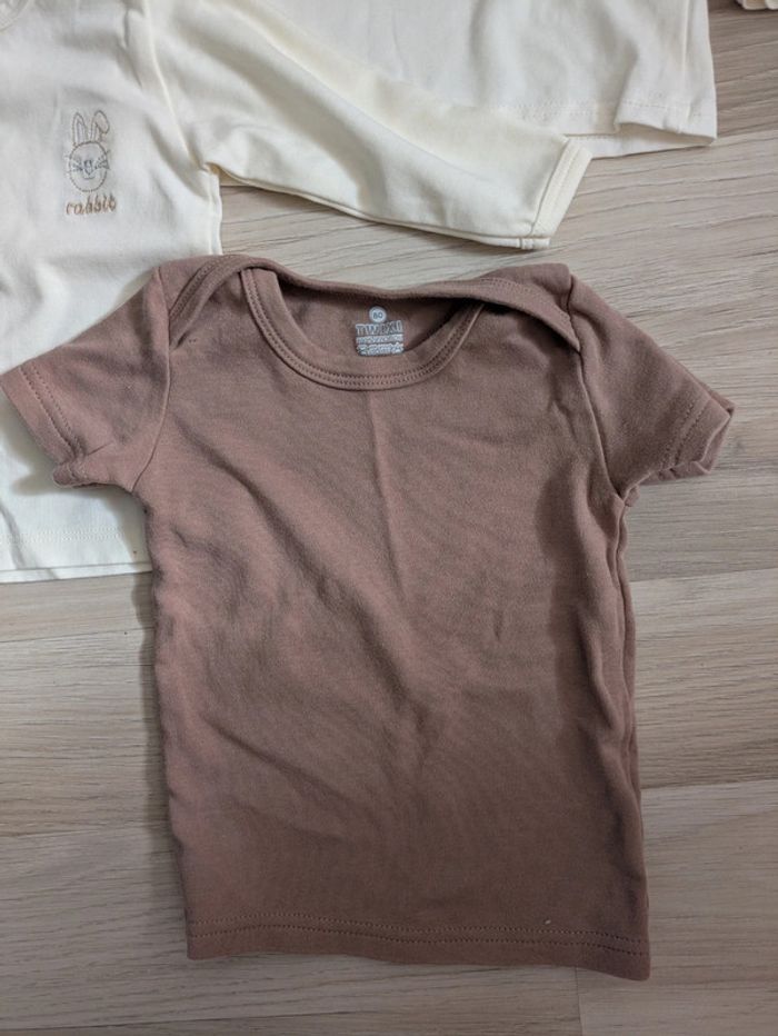 Lot de 3 t-shirts garçon 80 cm - photo numéro 2