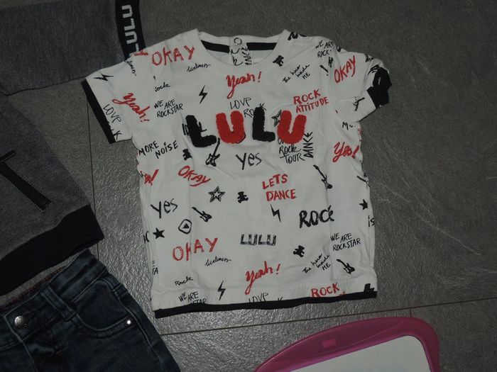 ensemble lulu castagnette taille 6 mois peu porté - photo numéro 2