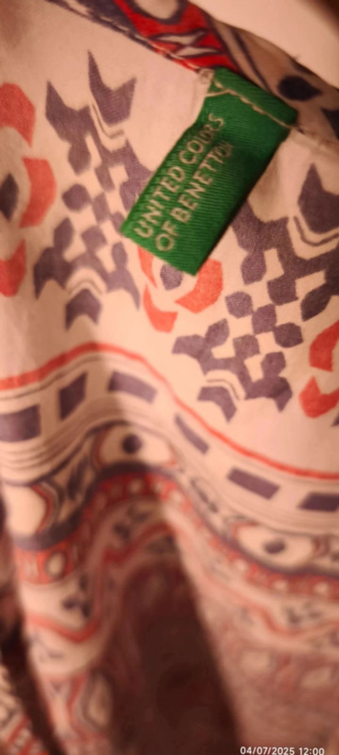 T-shirt United Color of Benetton Femme M Bohême - photo numéro 5