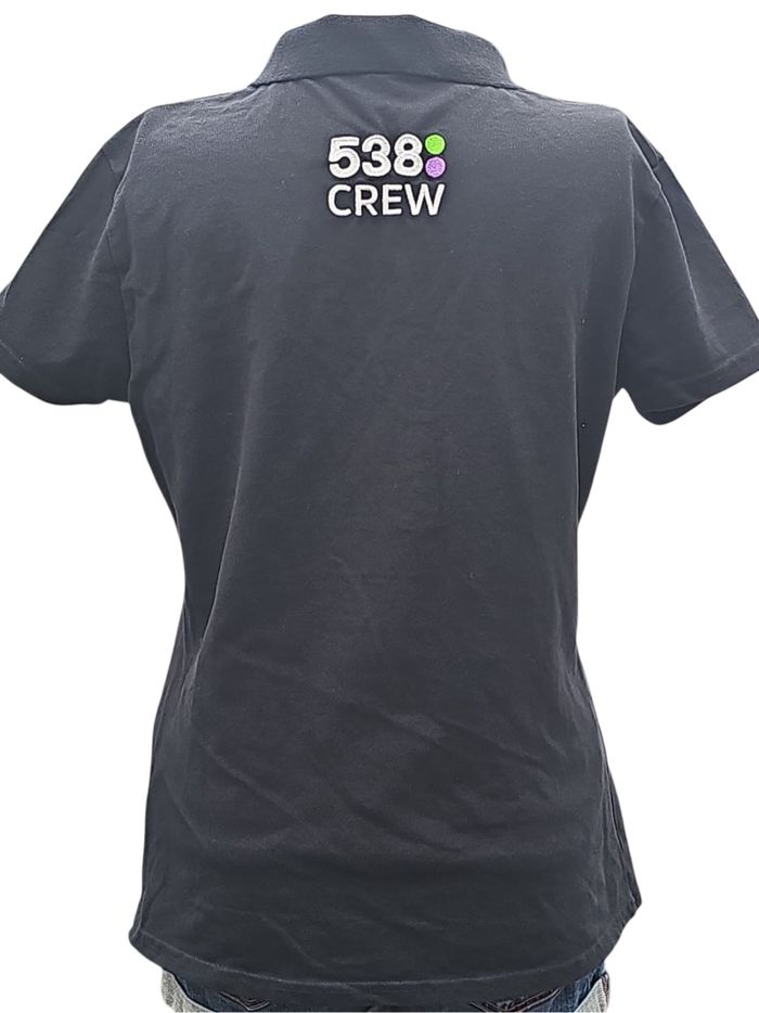 Polo noir « 538 » – Tee Jays – Taille L – Coton stretch - photo numéro 4