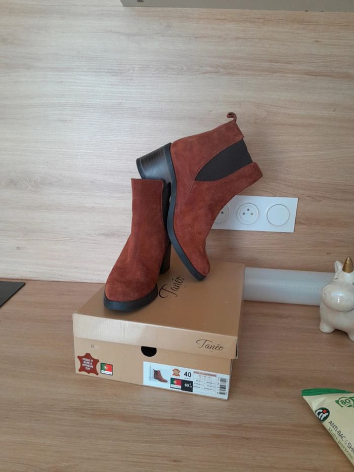 Bottines femme cuir 40