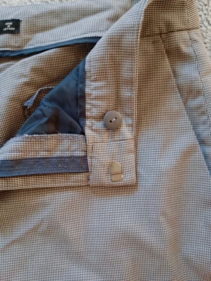 Pantalon femme 36 type cigarette vichy noir et gris c8 - photo numéro 12