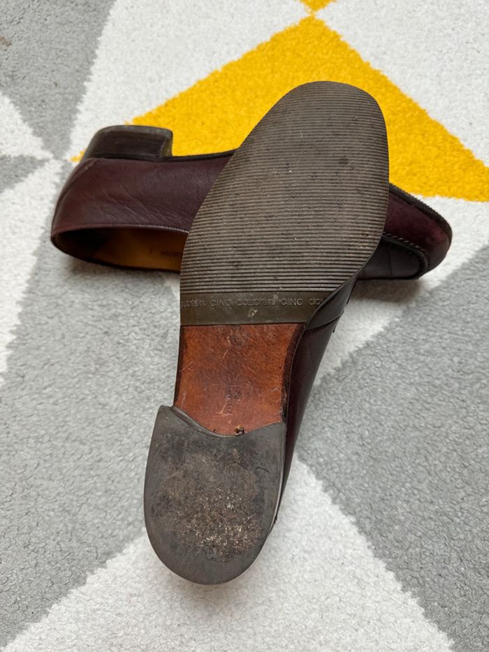 Mocassins en cuir vintage Bally Taille 40 - photo numéro 3