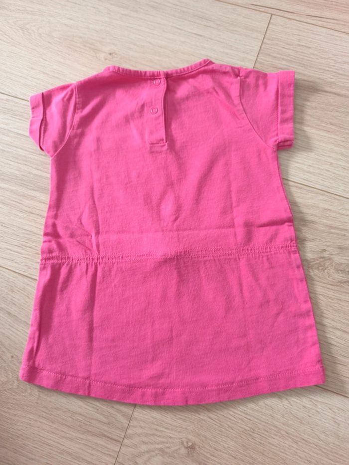 Robe rose Tape à l'Oeil - Taille 12 mois - 74 cm - photo numéro 2
