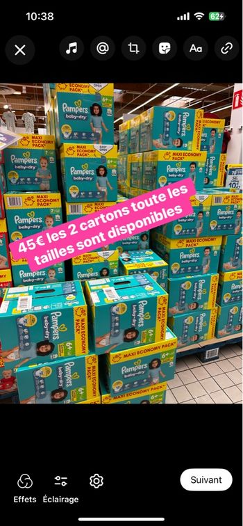 Couche Pampers