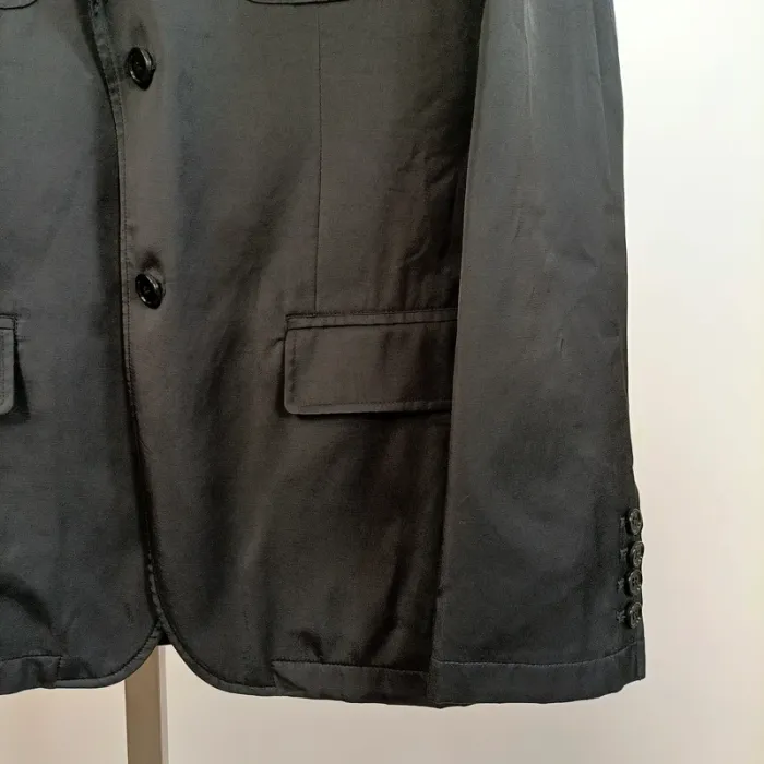 Veste de costume noir Izac- Taille L Coton et polyamide A485 - photo numéro 3