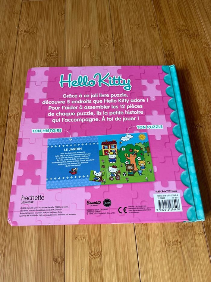 Livre puzzle hello kitty - photo numéro 3
