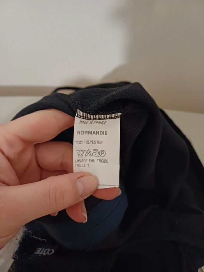 Robe longue noire Pailletée Côte à côte taille XS 34 - photo numéro 12