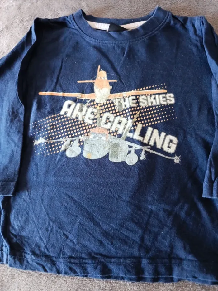Tee shirt manche longue, 3 ans, Disney Planes - photo numéro 2