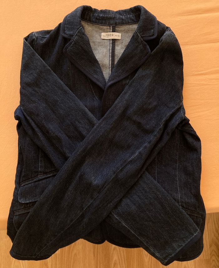Veste blazer en jean - Gap - photo numéro 7