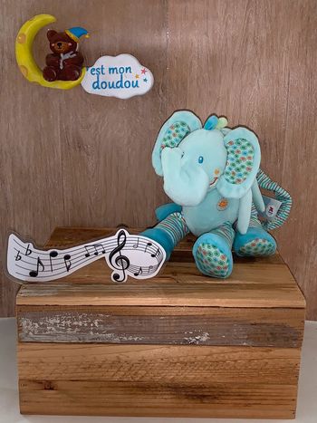 Doudou musical 🎶 éléphant nicotoy