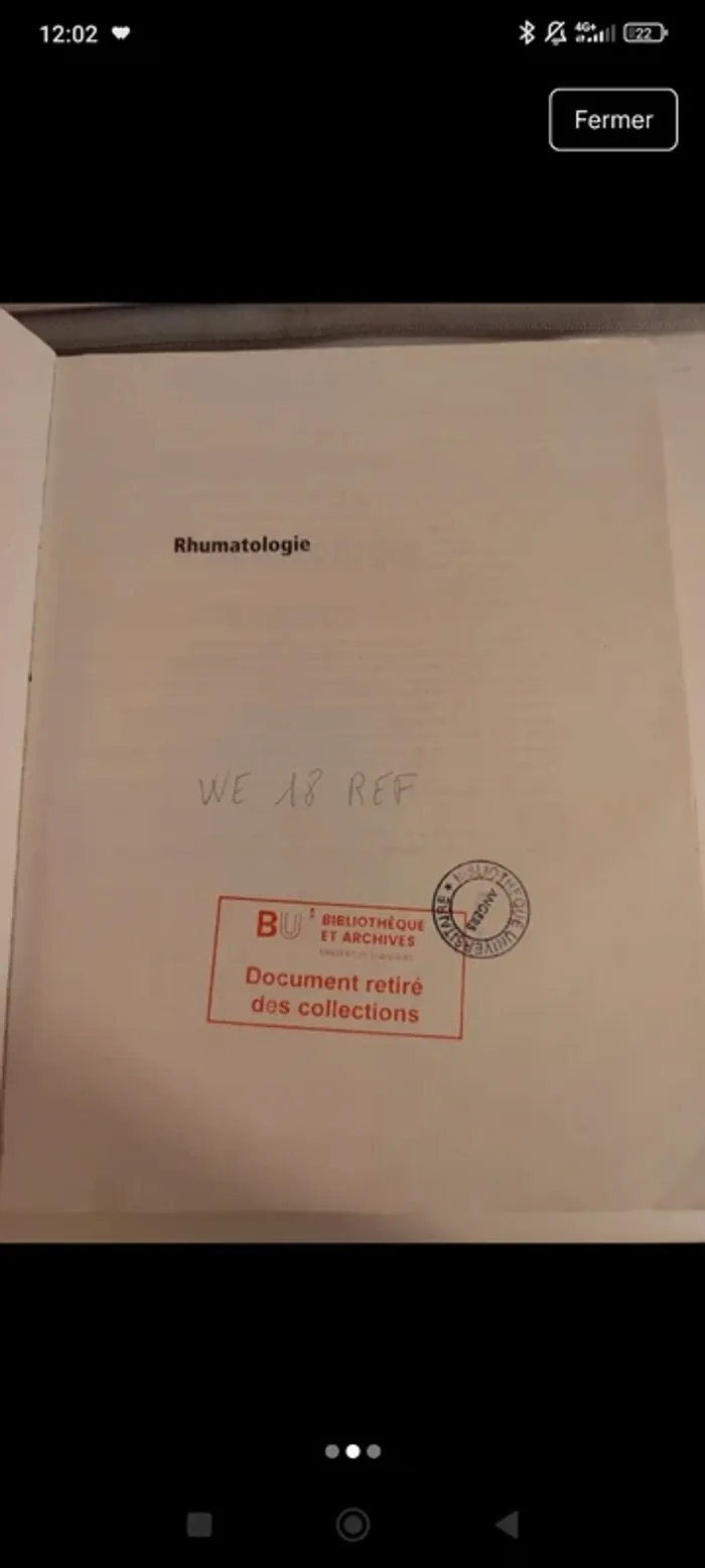 Référentiel de l'étudiant en médecine - Rhumatologie (6e édition) - photo numéro 2