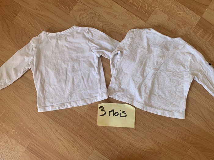 Lot t-shirt 3 mois Zara Tape à l’œil bon état - photo numéro 2
