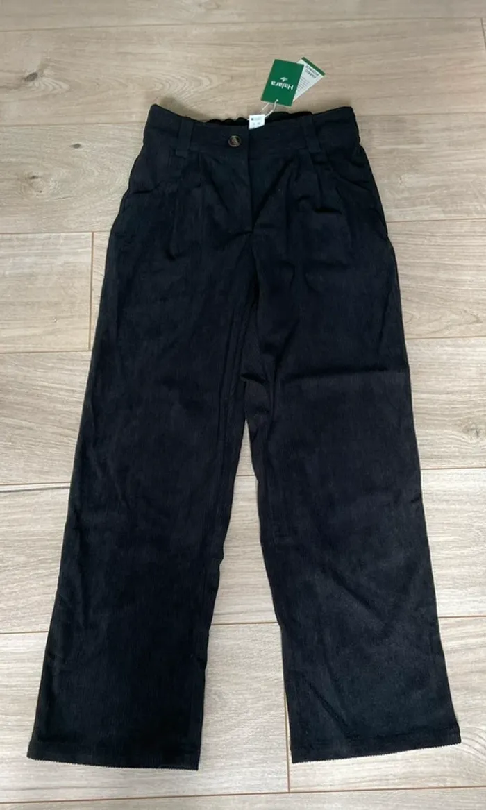 Pantalon velours noir Halara XS Petite