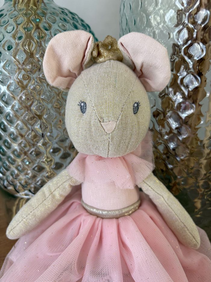 Peluche souris danseuse robe tulle - photo numéro 2