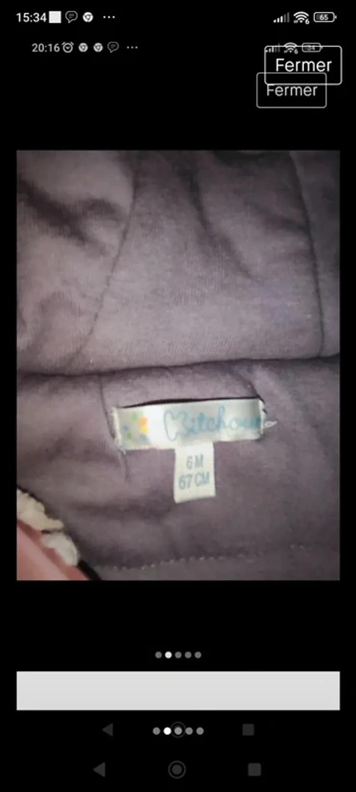 Veste fille bébé 6 mois - photo numéro 4