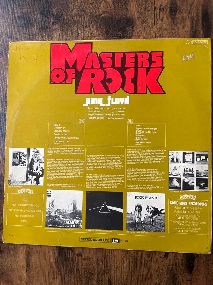 33 tours pink Floyd - photo numéro 2