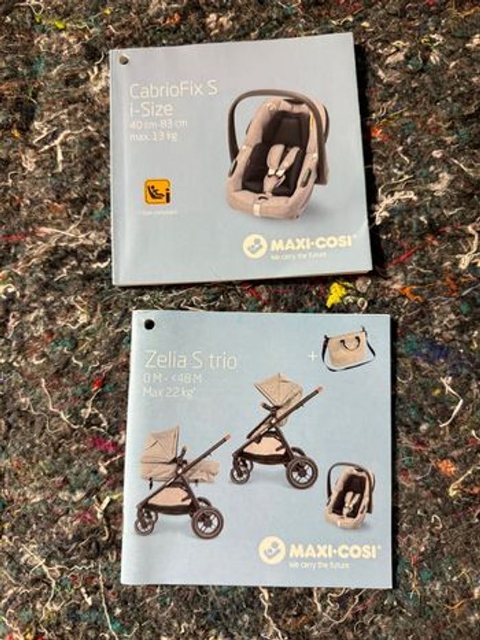 Lot complet poussette et siège auto Zelia S Trio + base isofix + accessoires Maxi-Cosi - photo numéro 10