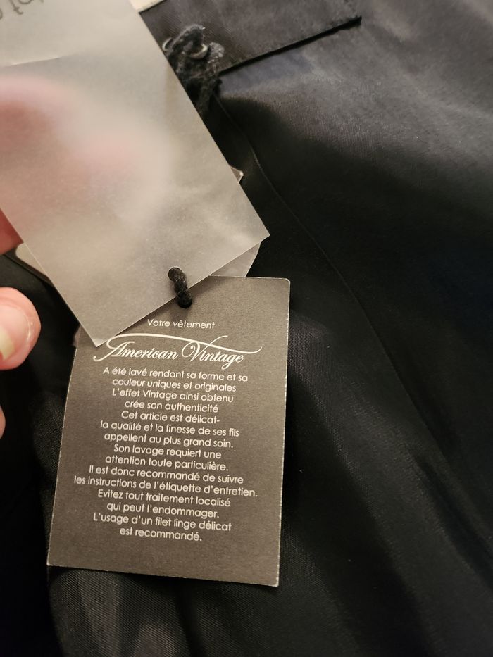 Veste blazer homme noire American vintage men taille 48 neuve - photo numéro 4