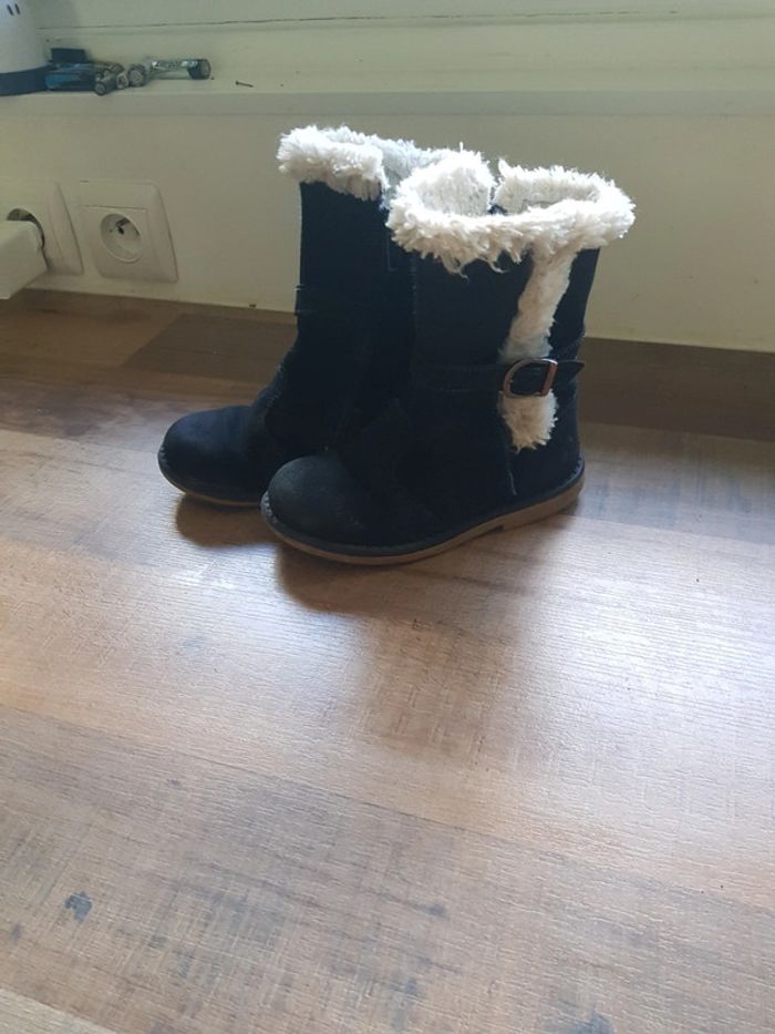 Botte fille cuir