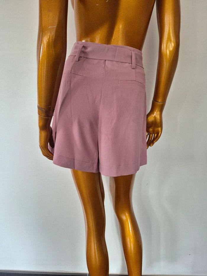 Short Rose Femme avec Poches et Ceinture Taille M/38 - photo numéro 2