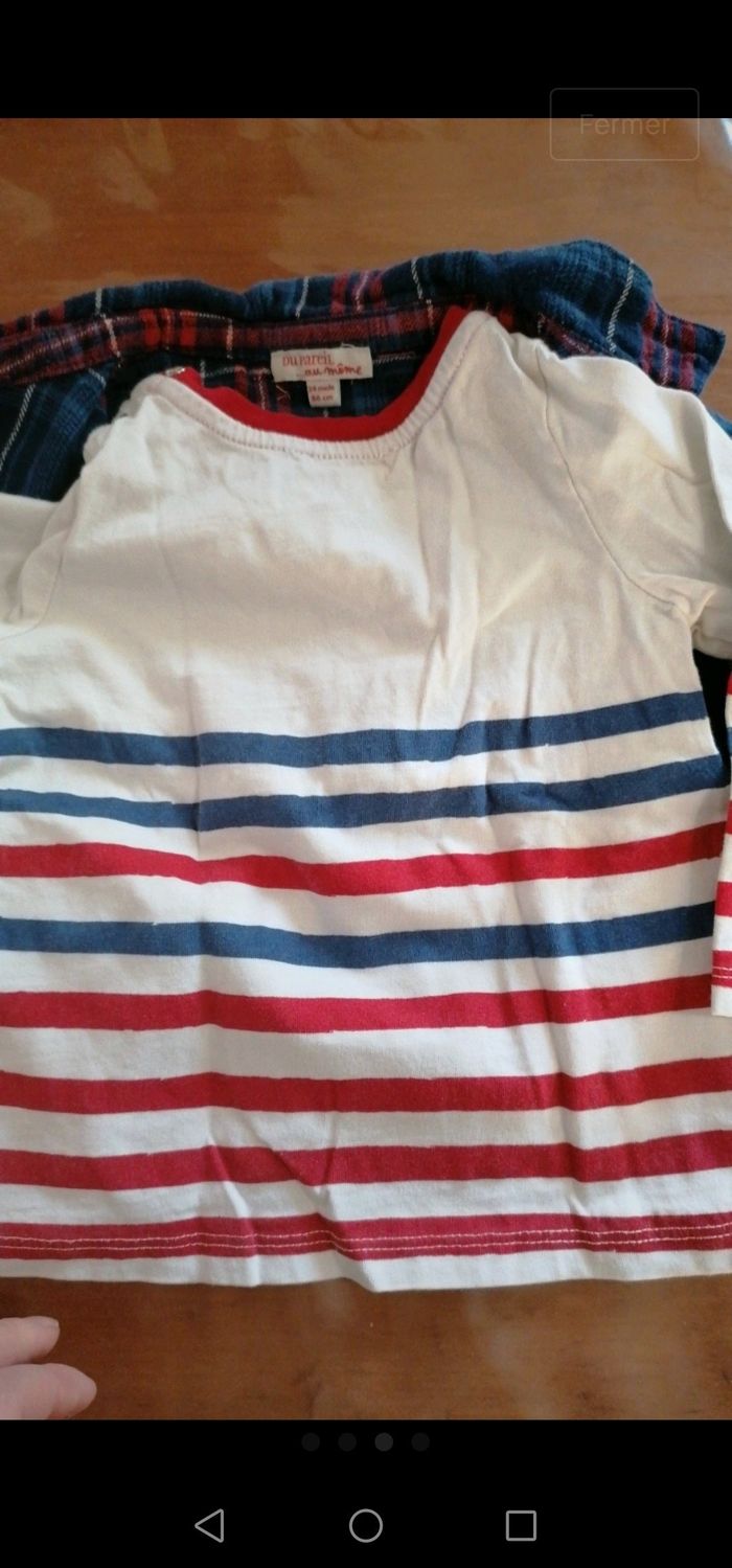 Ensemble chemise tee-shirt - photo numéro 3