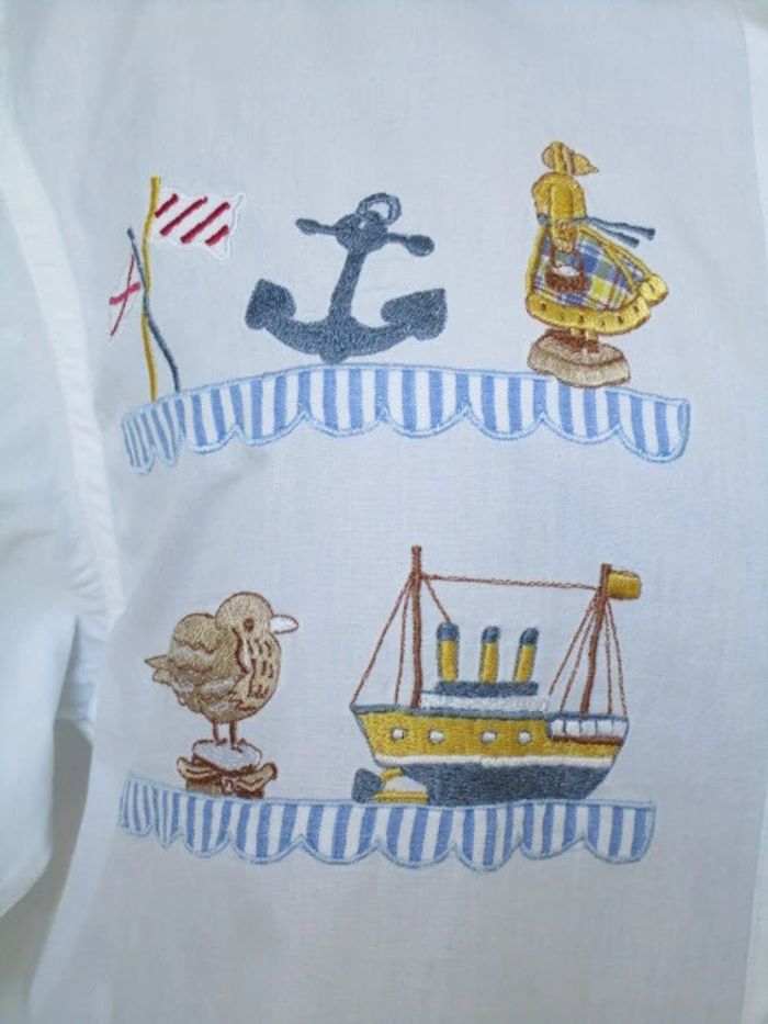 Chemise vintage étagères marin 42 TBE - photo numéro 4