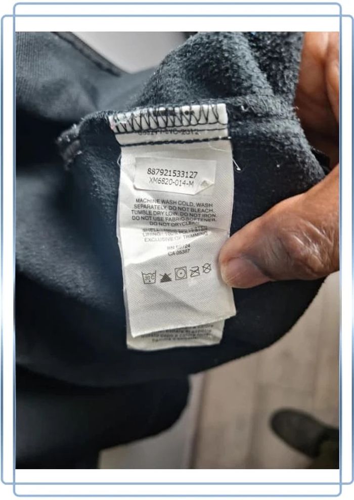 Veste légère /Track jacket Columbia noire / homme - taille M / brodé - photo numéro 11