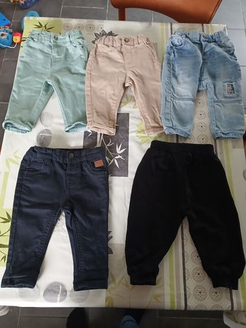 Lot pantalons 6m