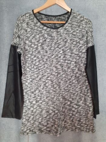pull fin moucheté