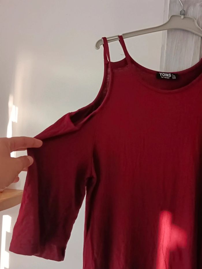 Magnifique robe oversize épaules dénudées taille 46 - photo numéro 2