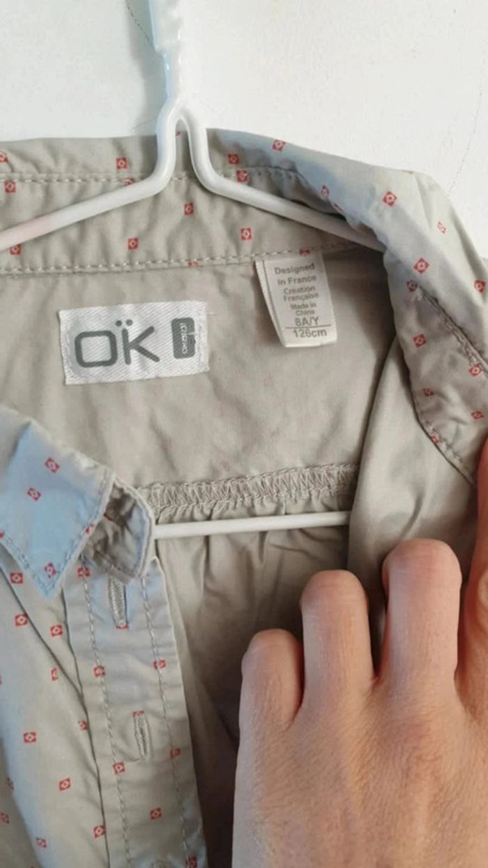 Chemise tunique okaidi 8ans - photo numéro 2