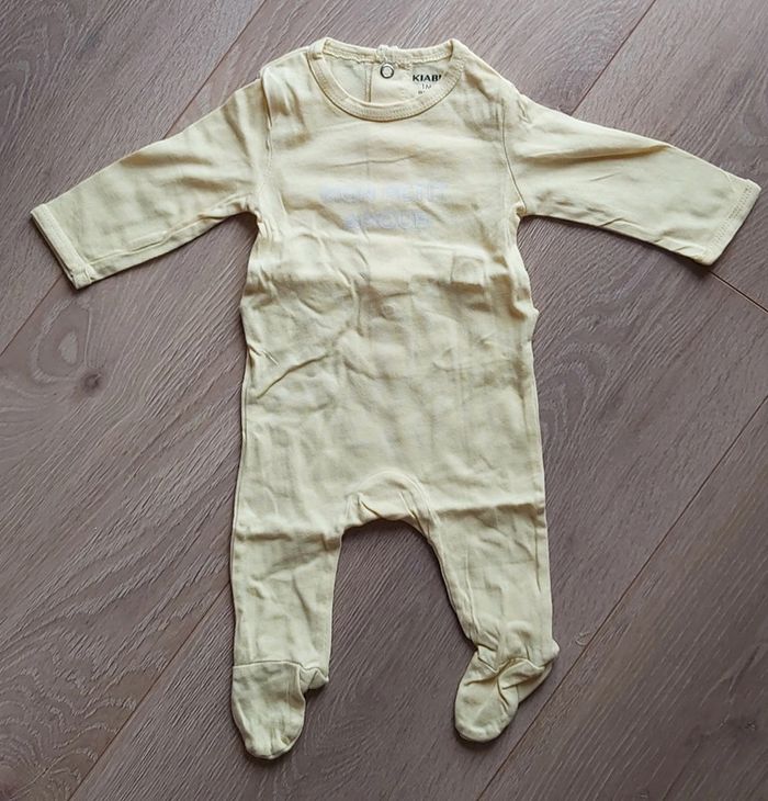 Pyjama 1 pièce jaune
